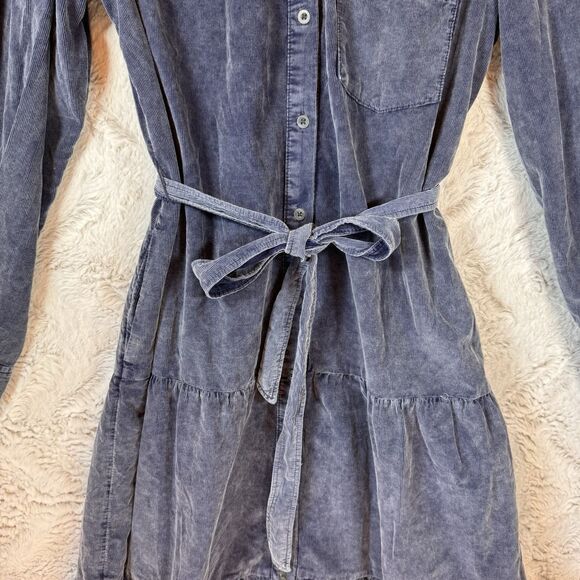 Anthropologie Blue Midi Dress - Picture 6 of 16